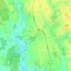 Mappa topografica Bokel, altitudine, rilievo