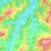Mappa topografica Gorizia, altitudine, rilievo