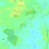 Mappa topografica Galley Hill, altitudine, rilievo