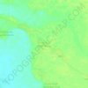 Mappa topografica Cheferie de Bouli Mango, altitudine, rilievo