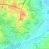 Mappa topografica Gandhipura, altitudine, rilievo