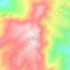 Mappa topografica Kösedağ, altitudine, rilievo