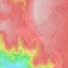 Mappa topografica Fragny, altitudine, rilievo