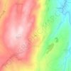 Mappa topografica Telhal, altitudine, rilievo