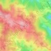Mappa topografica La Chapeloune, altitudine, rilievo
