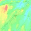 Mappa topografica Vaughns Corners, altitudine, rilievo
