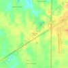 Mappa topografica Whispering Pines, altitudine, rilievo