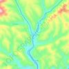 Mappa topografica Saint Charles, altitudine, rilievo