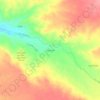 Mappa topografica Cahuachi, altitudine, rilievo
