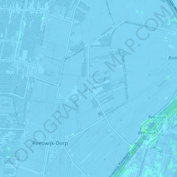 Mappa topografica Tempel, altitudine, rilievo