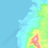 Mappa topografica Buenavista, altitudine, rilievo