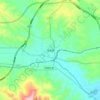 Mappa topografica 告成镇, altitudine, rilievo