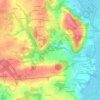 Mappa topografica La Bousselaie, altitudine, rilievo