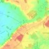 Mappa topografica Tetworth, altitudine, rilievo