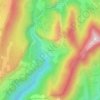 Mappa topografica Ansage, altitudine, rilievo