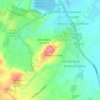 Mappa topografica Monte Lucchetti, altitudine, rilievo
