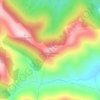 Mappa topografica El Campanario, altitudine, rilievo