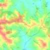 Mappa topografica Berry, altitudine, rilievo