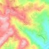 Mappa topografica Renhadouro, altitudine, rilievo
