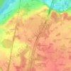 Mappa topografica La Liborie, altitudine, rilievo