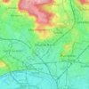 Mappa topografica Deuil-la-Barre, altitudine, rilievo
