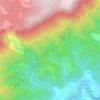 Mappa topografica Rouvials, altitudine, rilievo