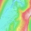 Mappa topografica La Chenevarie, altitudine, rilievo