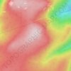 Mappa topografica Mount Head, altitudine, rilievo