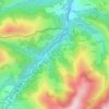 Mappa topografica Ixtehotea, altitudine, rilievo