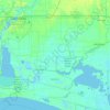 Mappa topografica Wild Island, altitudine, rilievo