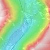 Mappa topografica Borgo Faè, altitudine, rilievo