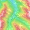 Mappa topografica Tartano, altitudine, rilievo
