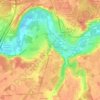 Mappa topografica La Farte, altitudine, rilievo
