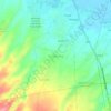 Mappa topografica Pandatung, altitudine, rilievo
