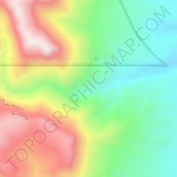 Mappa topografica Bull Canyon, altitudine, rilievo