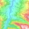 Mappa topografica Carini, altitudine, rilievo
