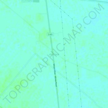 Mappa topografica Shujabad, altitudine, rilievo