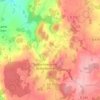 Mappa topografica La Dandière, altitudine, rilievo
