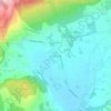 Mappa topografica Les Pourquiers, altitudine, rilievo