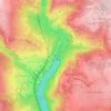 Mappa topografica Barrage, altitudine, rilievo