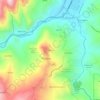 Mappa topografica Fontane, altitudine, rilievo