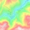 Mappa topografica Santa Rosa, altitudine, rilievo