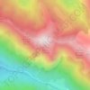 Mappa topografica La Dent d'Orlu, altitudine, rilievo