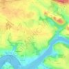 Mappa topografica Belle Vue, altitudine, rilievo