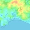 Mappa topografica Suscinio, altitudine, rilievo