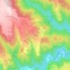 Mappa topografica Châles, altitudine, rilievo