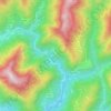 Mappa topografica I Prati, altitudine, rilievo