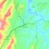 Mappa topografica Jebilat, altitudine, rilievo