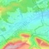 Mappa topografica Berges de la Birsig, altitudine, rilievo