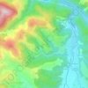 Mappa topografica La Serre, altitudine, rilievo